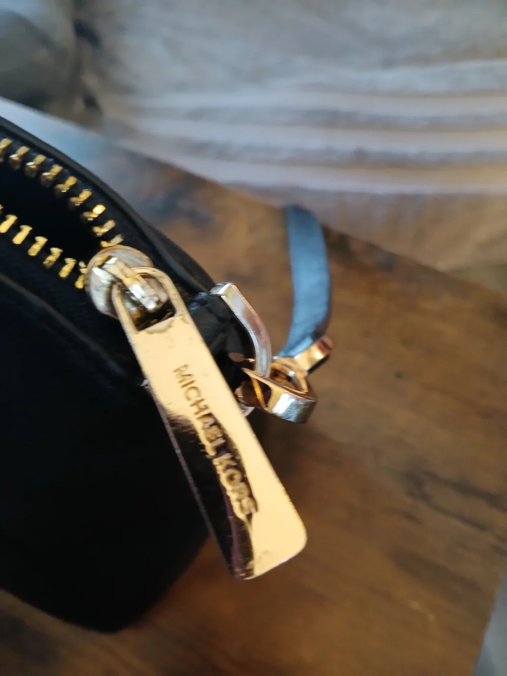 Michael Kors Black Saffiano Leather Satchel